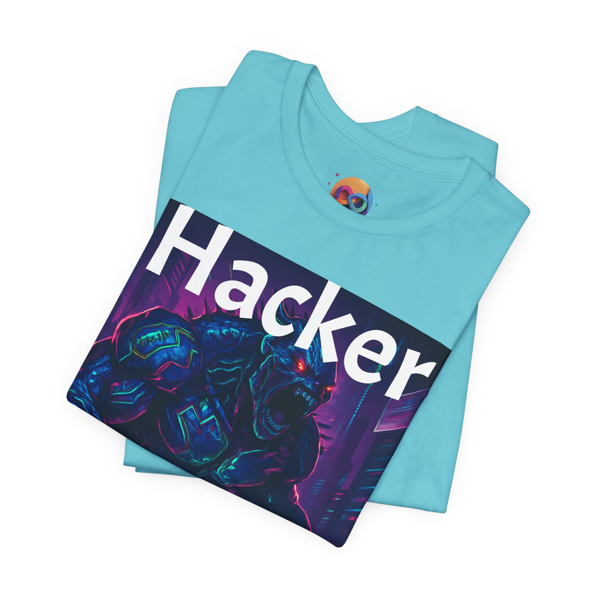 HACKER— '06/28/1971' Graphic tee. Dark Creature Illustration