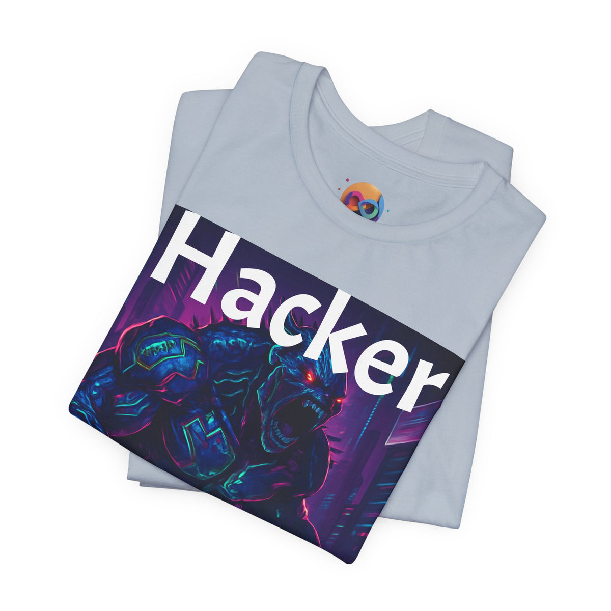 HACKER— '06/28/1971' Graphic tee. Dark Creature Illustration