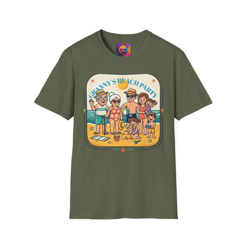 GRANNY’S  Party T-Shirt | Family Beach Cartoon Design