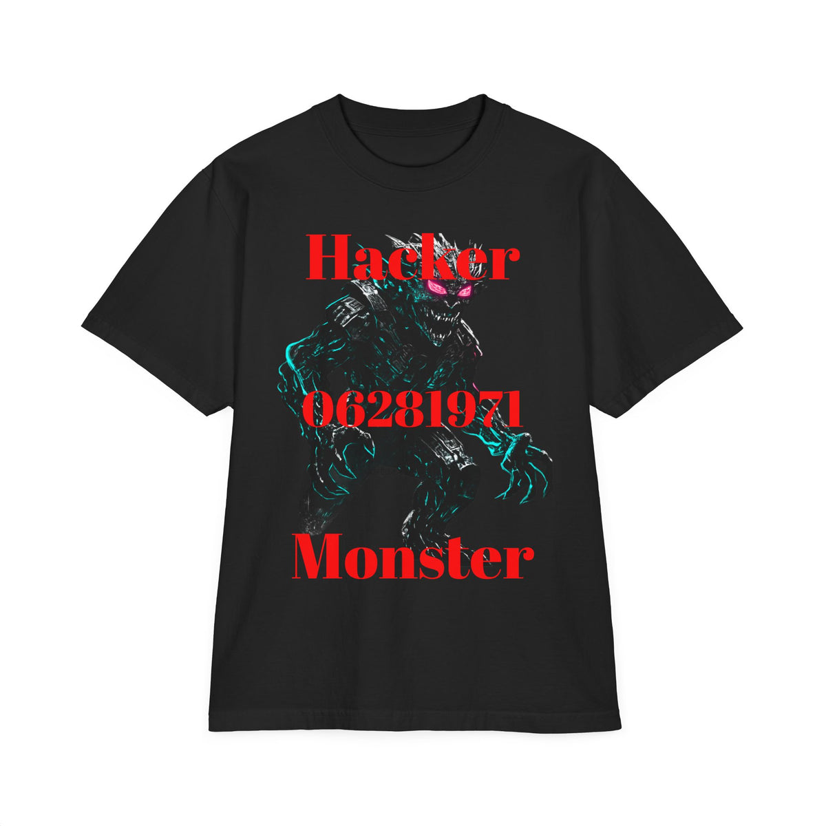 HALLOWEEN Hacker Monster Graphic T‑Shirt