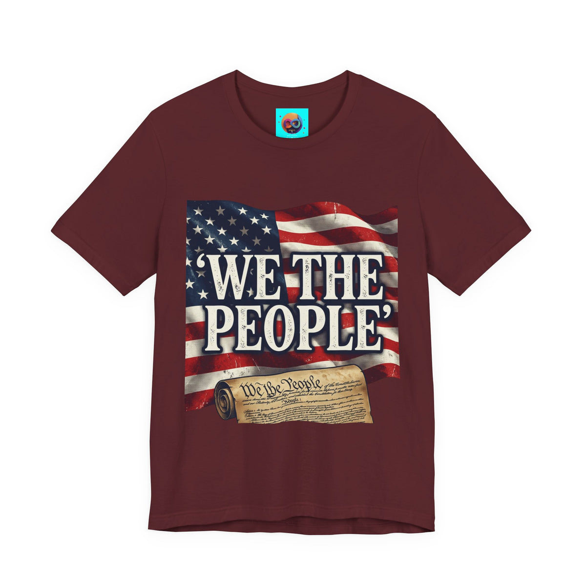 We The People T-Shirt – American Flag & Constitution Graphic Tee
