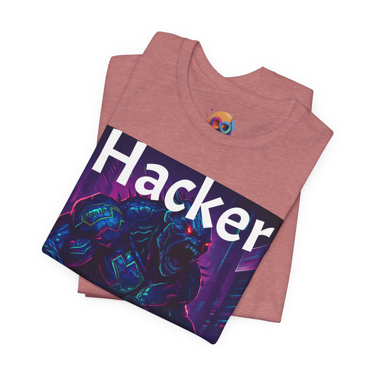 HACKER— '06/28/1971' Graphic tee. Dark Creature Illustration