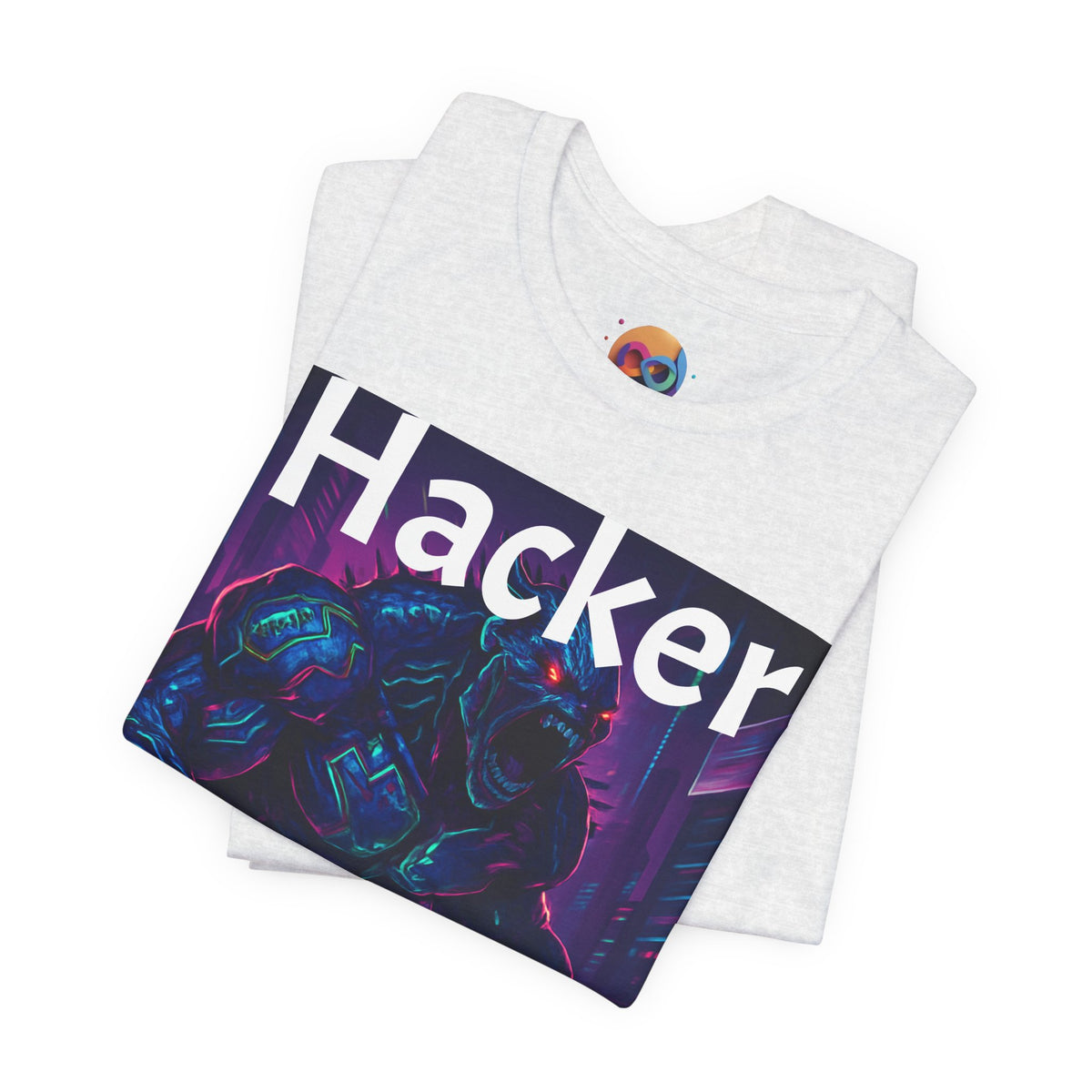 HACKER— '06/28/1971' Graphic tee. Dark Creature Illustration