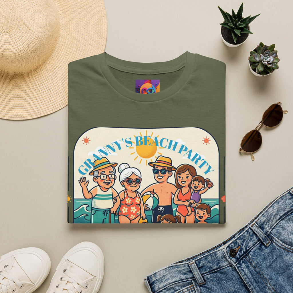 GRANNY’S  Party T-Shirt | Family Beach Cartoon Design
