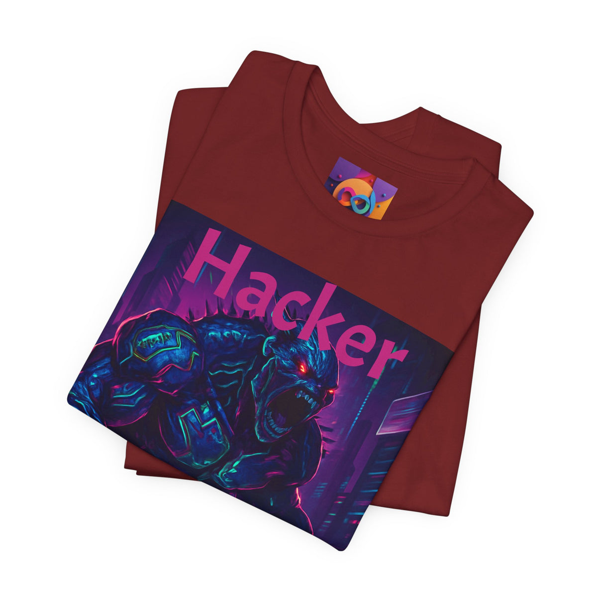 Monster Graphic Tee — '06/28/1971.' Dark Creature Illustration