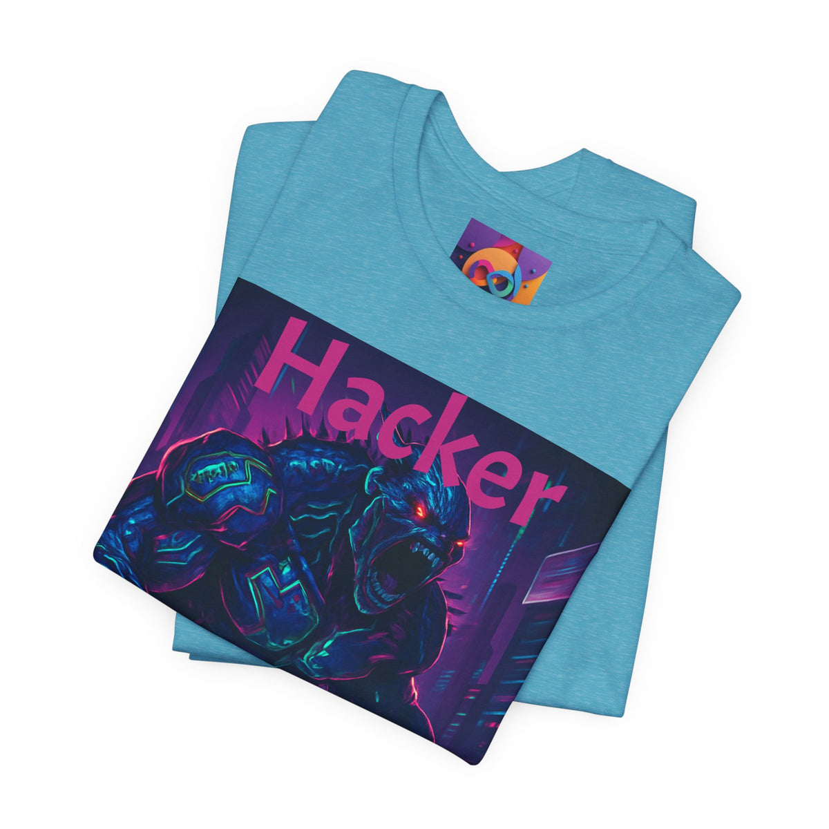 Monster Graphic Tee — '06/28/1971.' Dark Creature Illustration