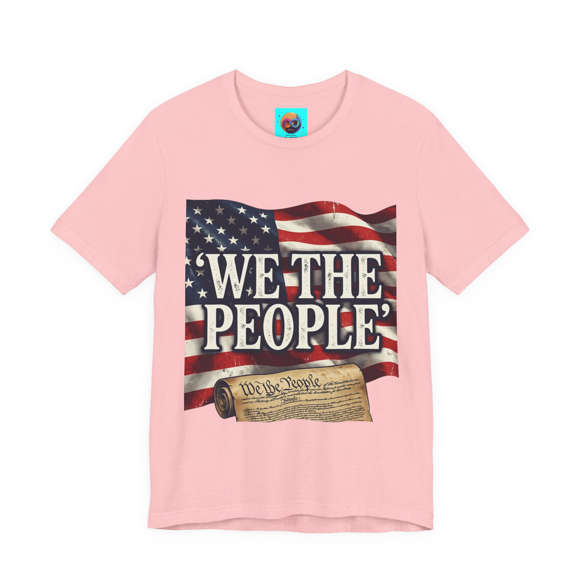 We The People T-Shirt – American Flag & Constitution Graphic Tee