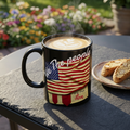 Patriotic 'We The People' 11oz Coffee Mug — American Flag Design