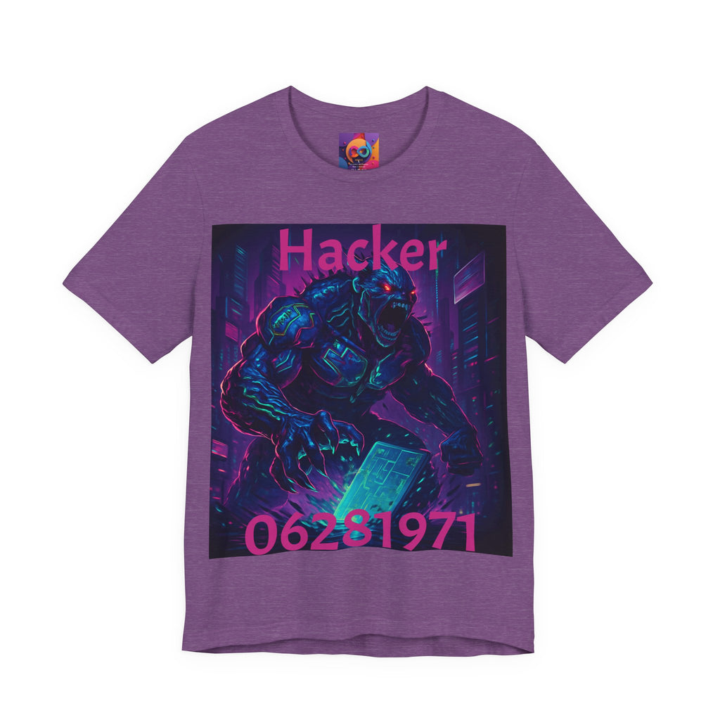 Monster Graphic Tee — '06/28/1971.' Dark Creature Illustration
