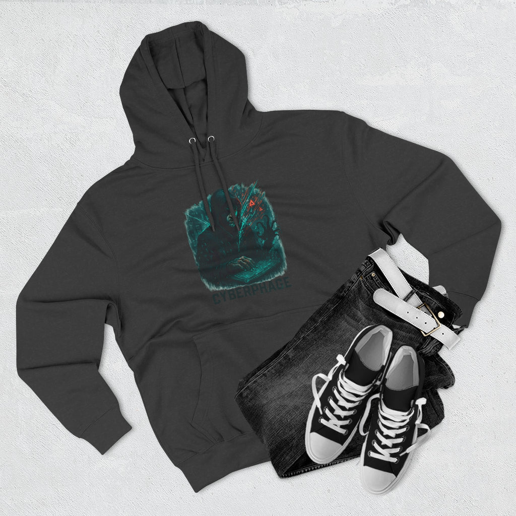 HALLOWEEN Cyberphage Graphic Hoodie | Cozy Fleece Sweatshirt.