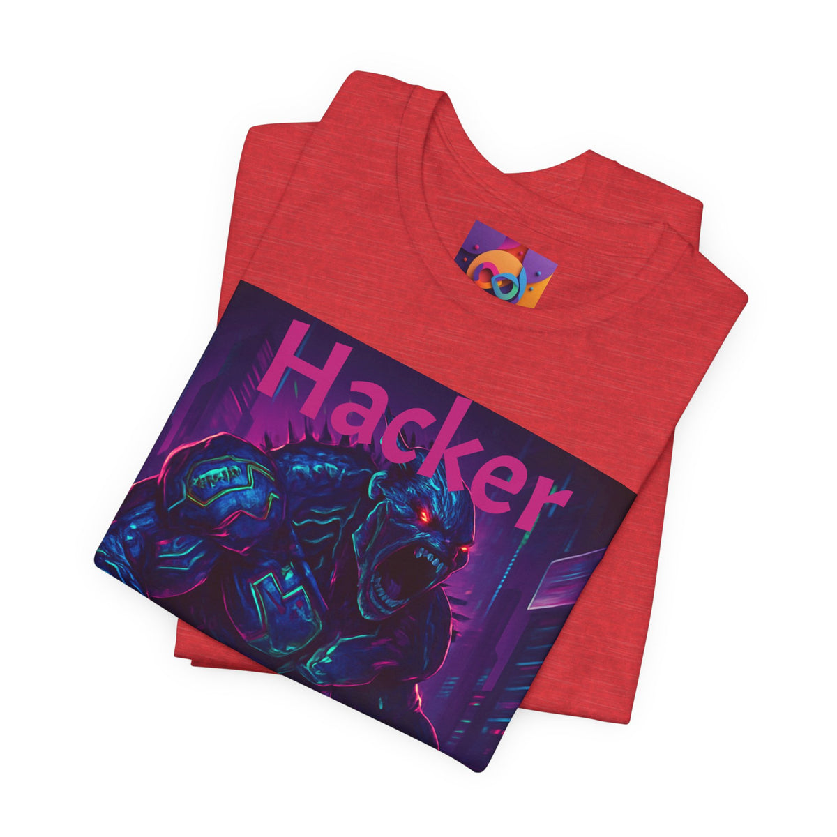 Monster Graphic Tee — '06/28/1971.' Dark Creature Illustration