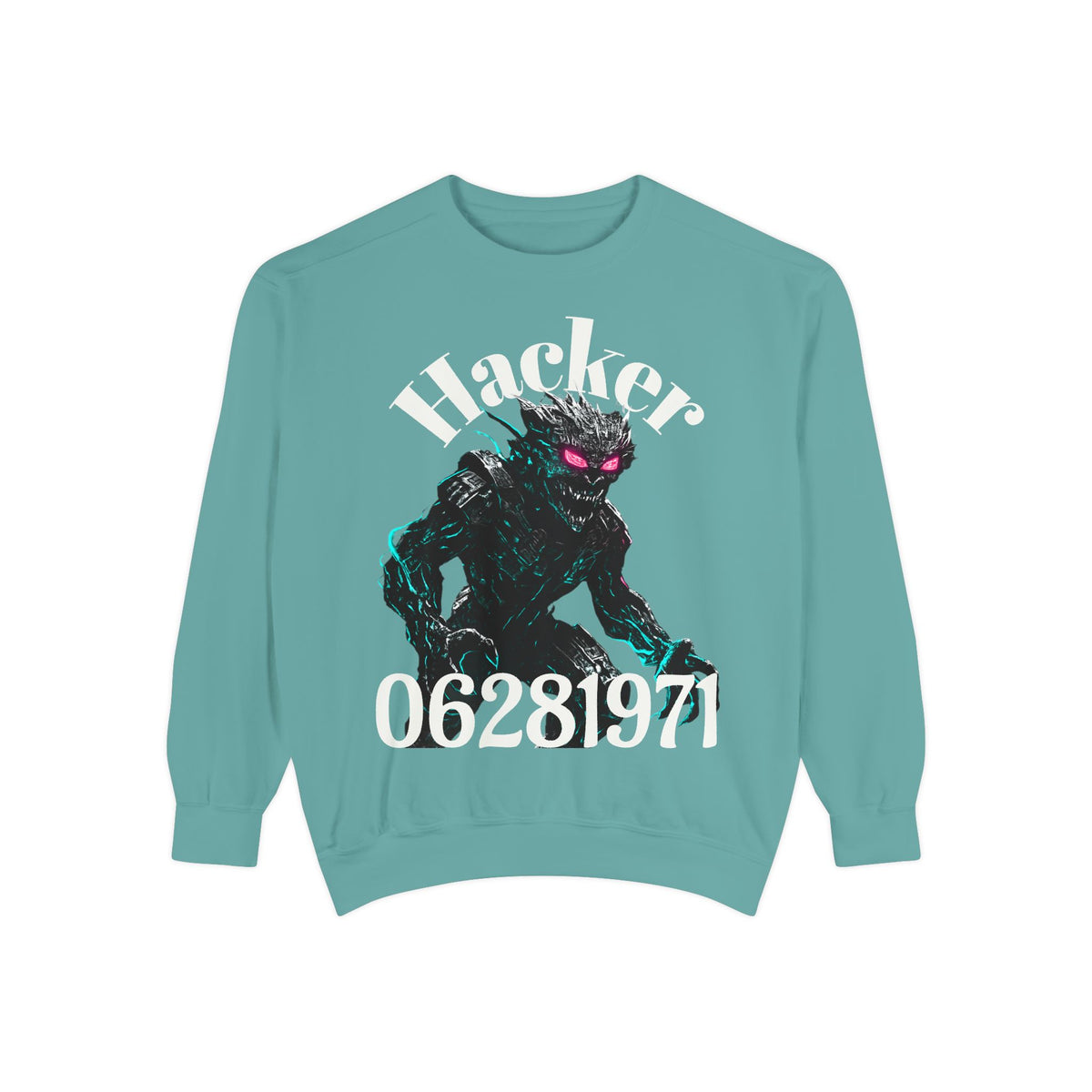 HALLOWEEN Hacker Monster Graphic sweatshirt.