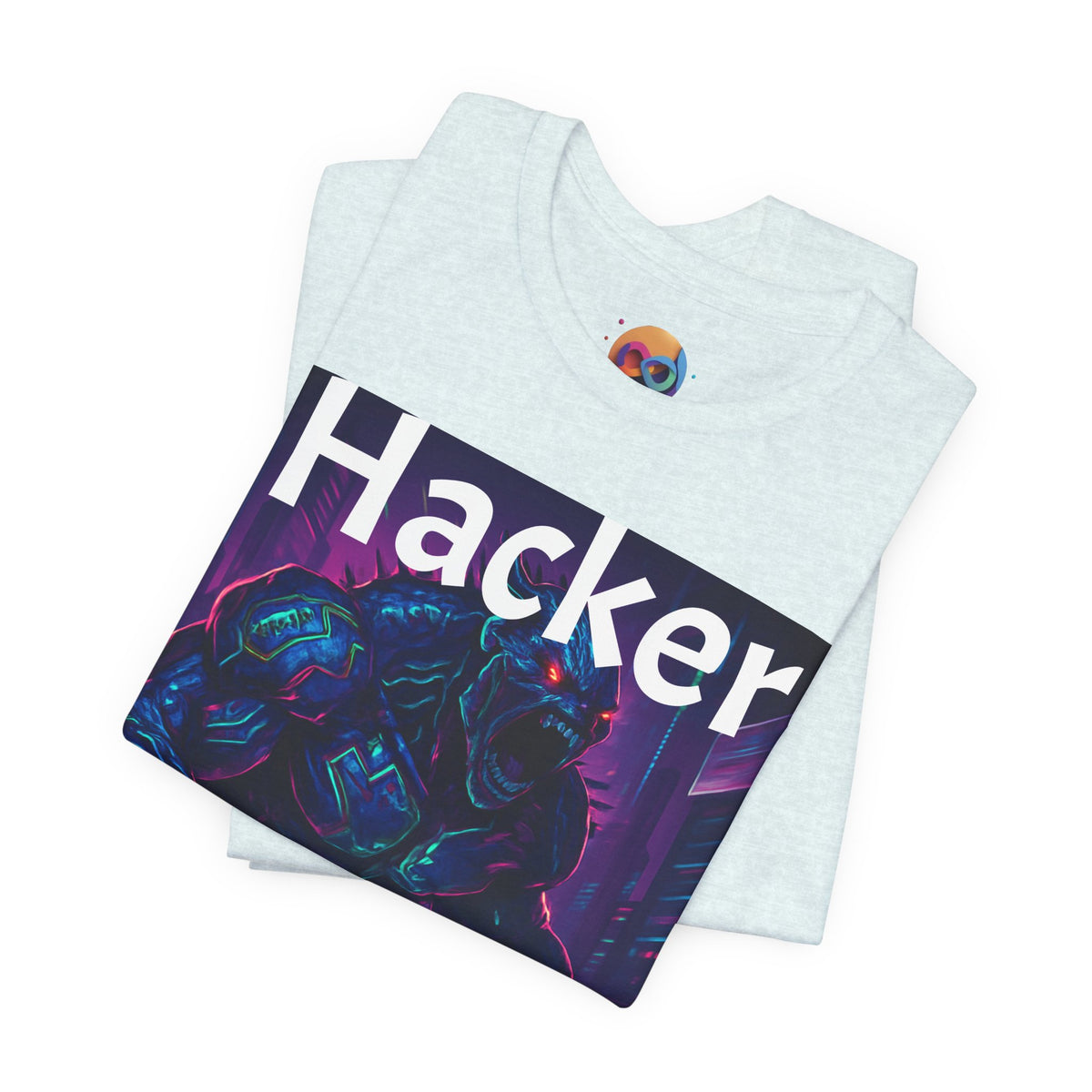 HACKER— '06/28/1971' Graphic tee. Dark Creature Illustration