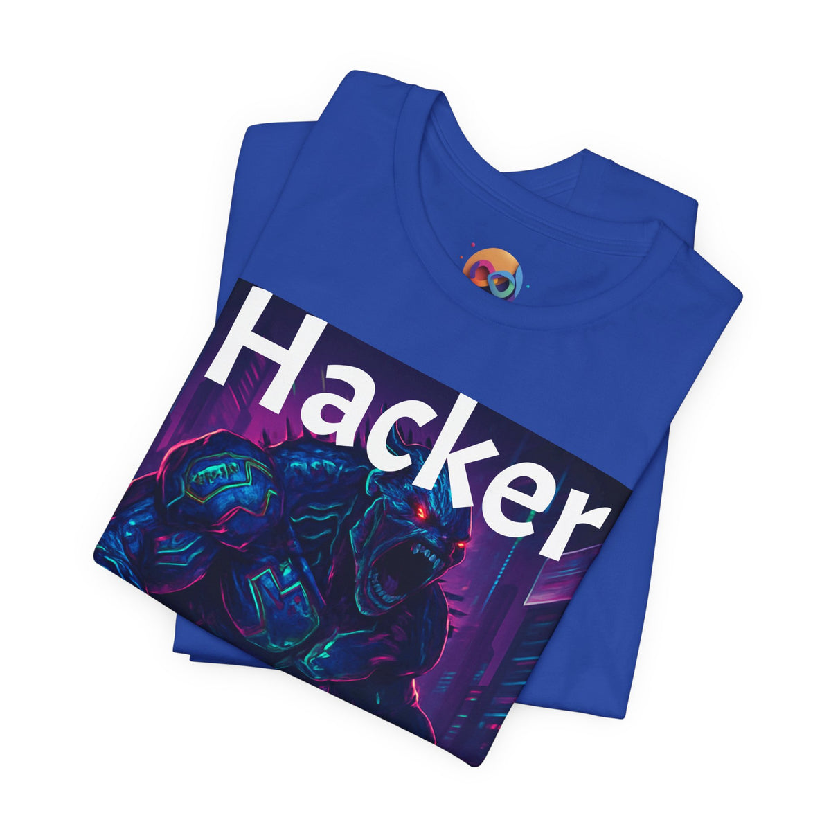 HACKER— '06/28/1971' Graphic tee. Dark Creature Illustration
