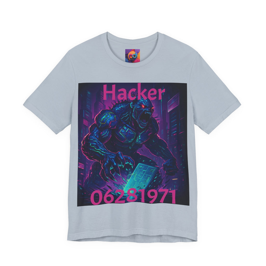 Monster Graphic Tee — '06/28/1971.' Dark Creature Illustration