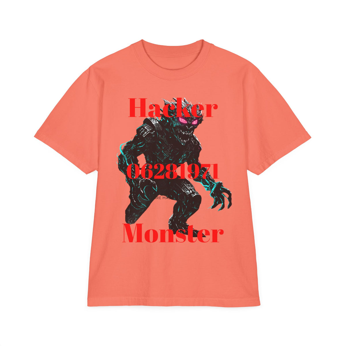 HALLOWEEN Hacker Monster Graphic T‑Shirt