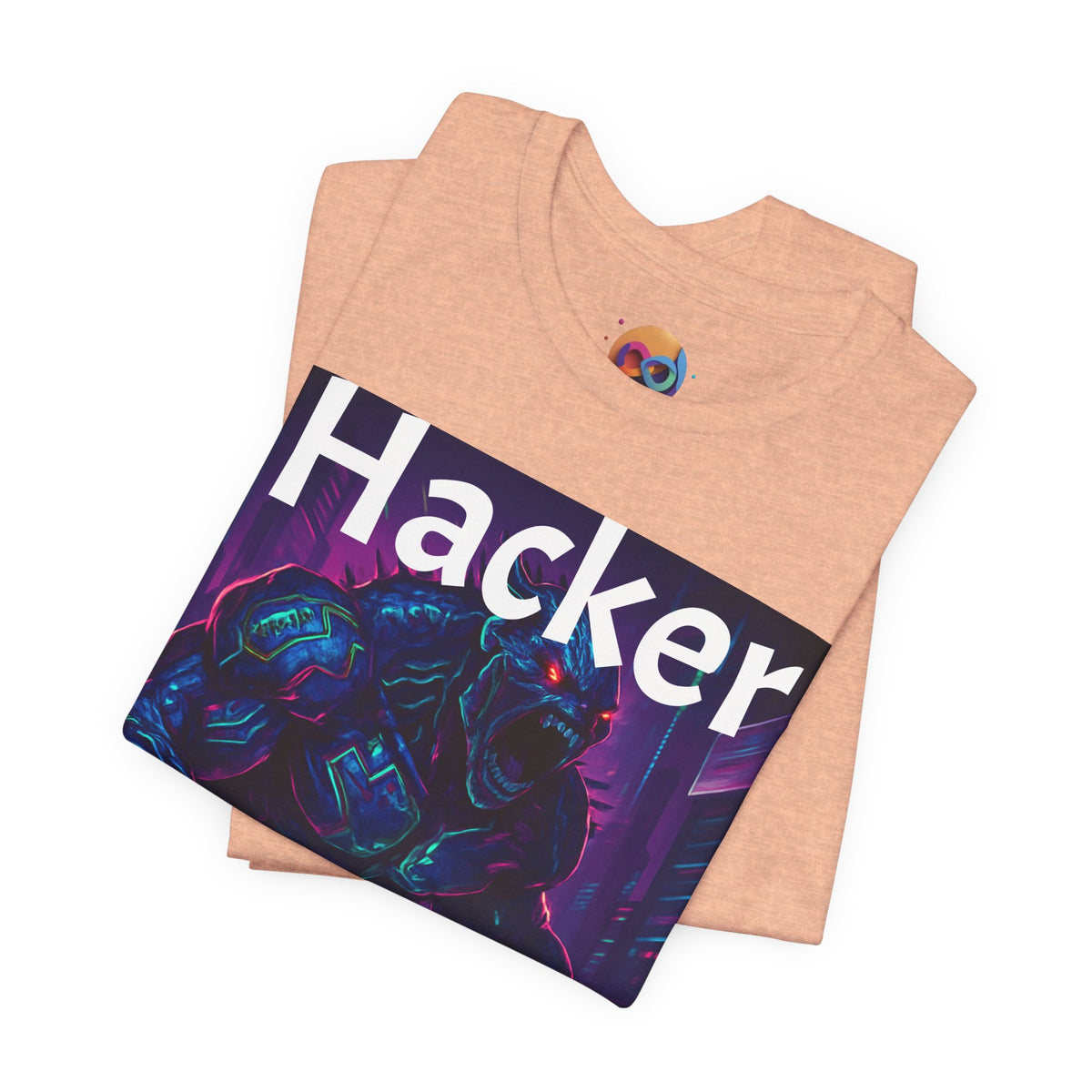 HACKER— '06/28/1971' Graphic tee. Dark Creature Illustration
