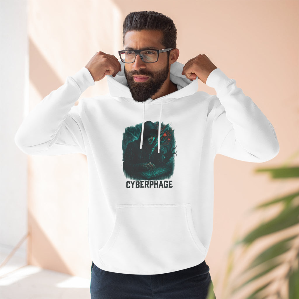 HALLOWEEN Cyberphage Graphic Hoodie | Cozy Fleece Sweatshirt.