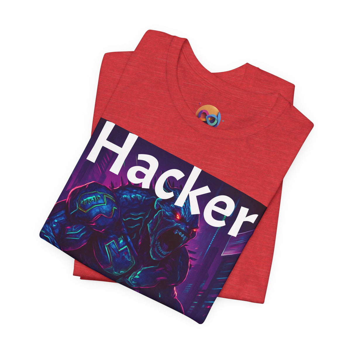 HACKER— '06/28/1971' Graphic tee. Dark Creature Illustration