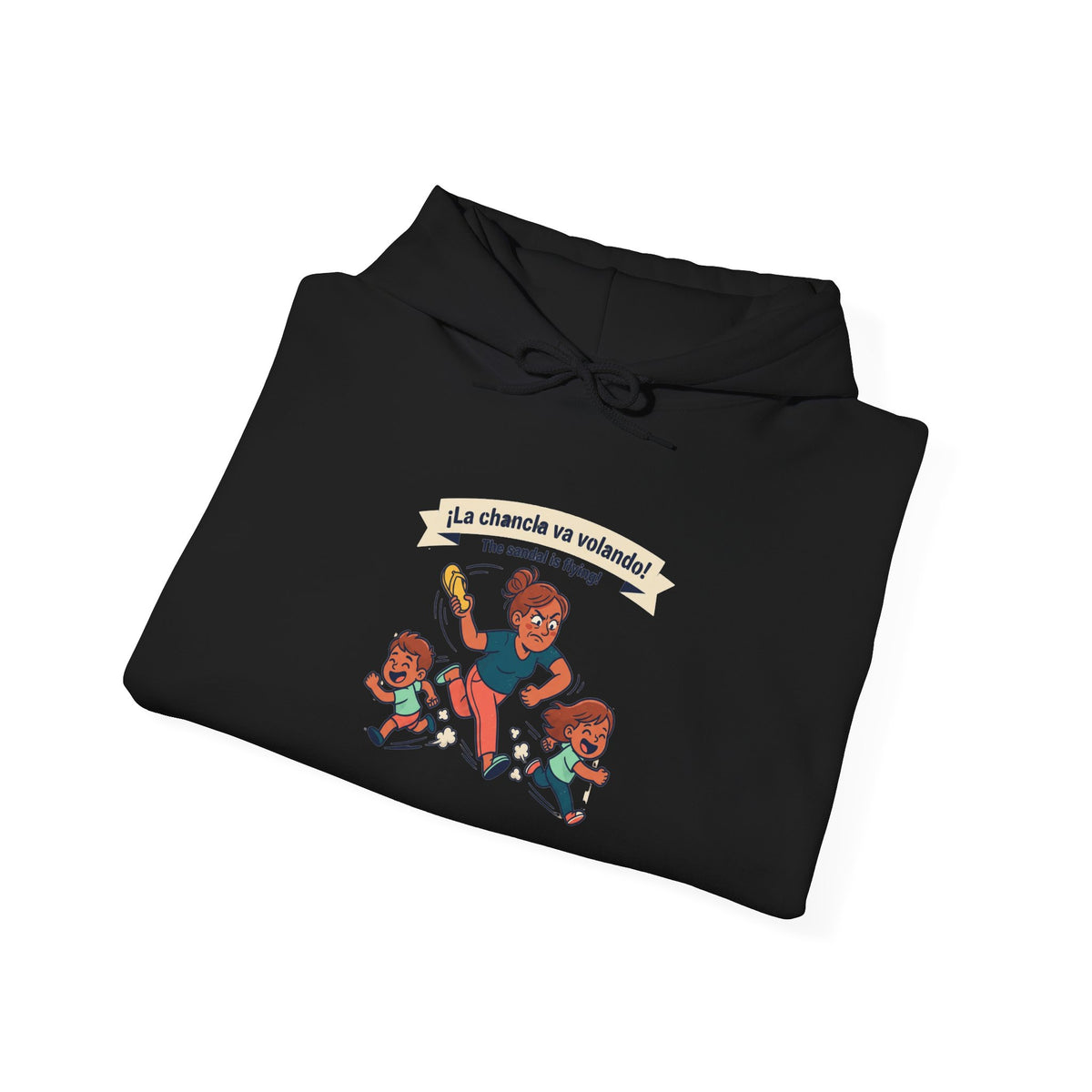 'LA CHANCLA' va volando Unisex Heavy Blend™ Hooded Sweatshirt