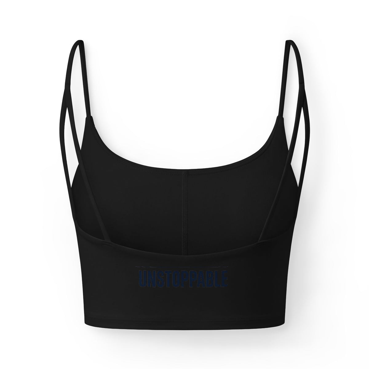UNSTOPPABLE Luxe Strappy Crop Bra — Seamless Everyday Support