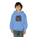 HALLOWEEN Youth Hoodie — Cozy Autumn Cabin Night Illustration