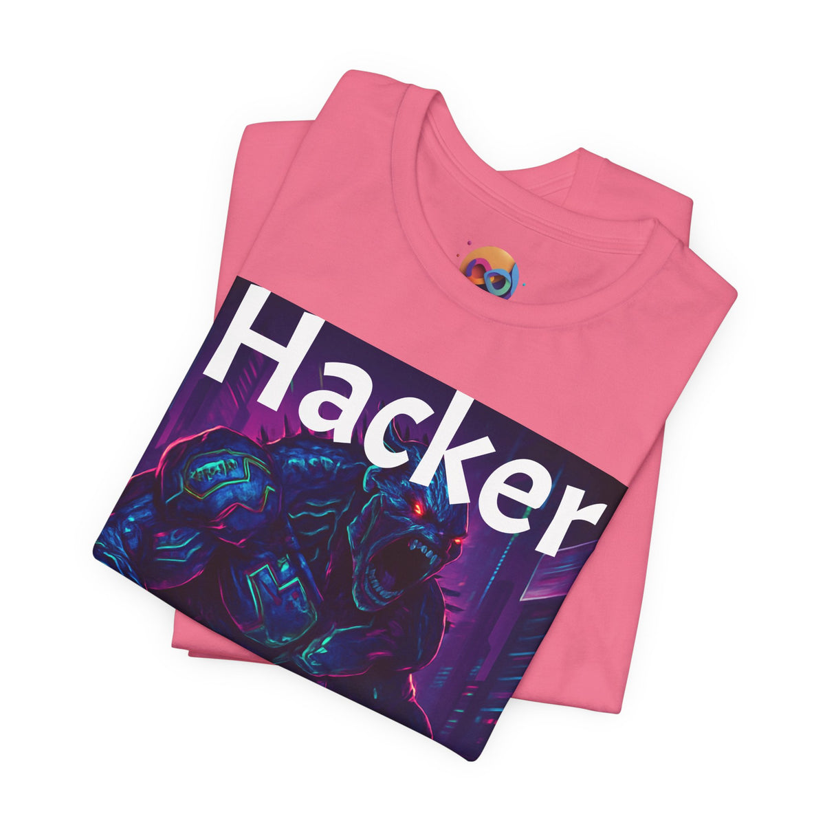 HACKER— '06/28/1971' Graphic tee. Dark Creature Illustration