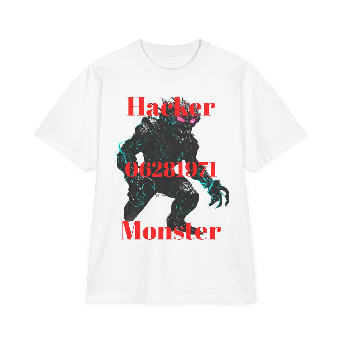 HALLOWEEN Hacker Monster Graphic T‑Shirt