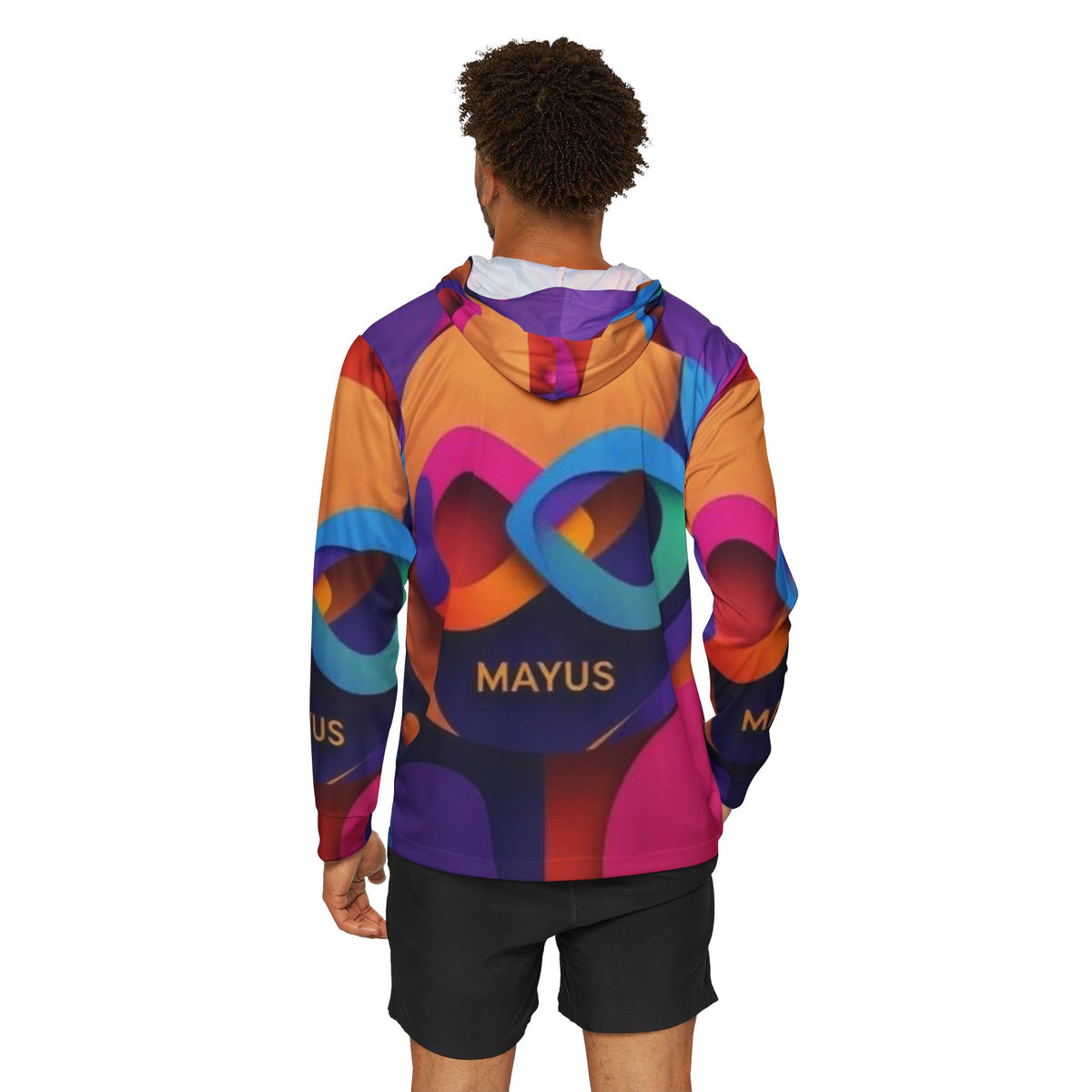 Colorburst Infinity Hoodie — MAYUS Graphic Sports Warmup Hoodie