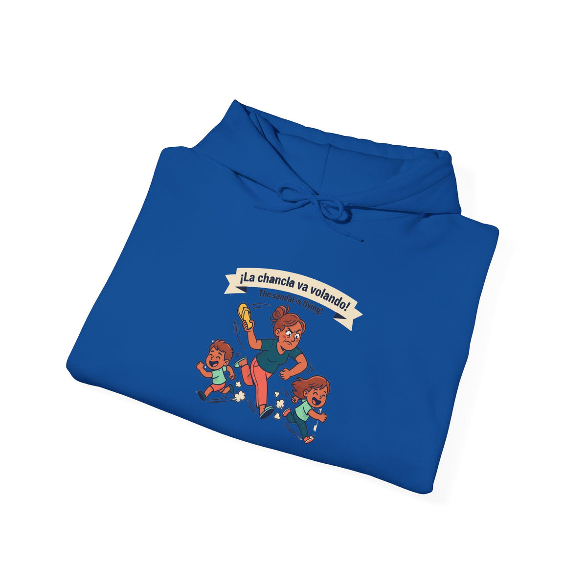 'LA CHANCLA' va volando Unisex Heavy Blend™ Hooded Sweatshirt