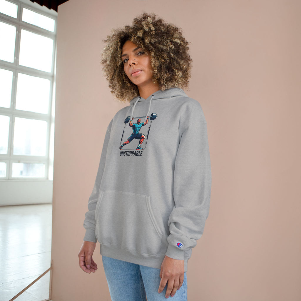 UNSTOPPABLE Weightlifter Hoodie — Champion Athletic Motivational Pullover