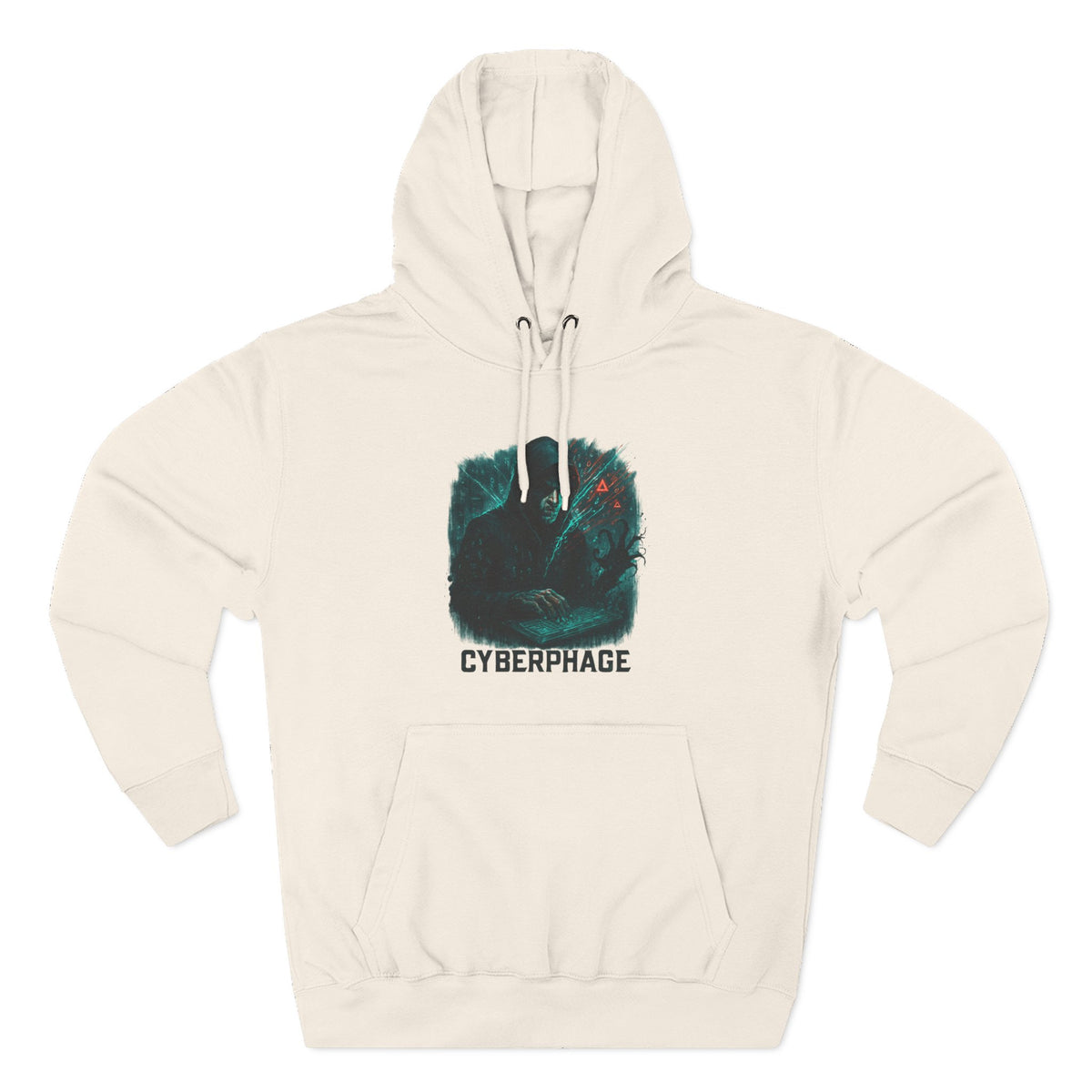 HALLOWEEN Cyberphage Graphic Hoodie | Cozy Fleece Sweatshirt.