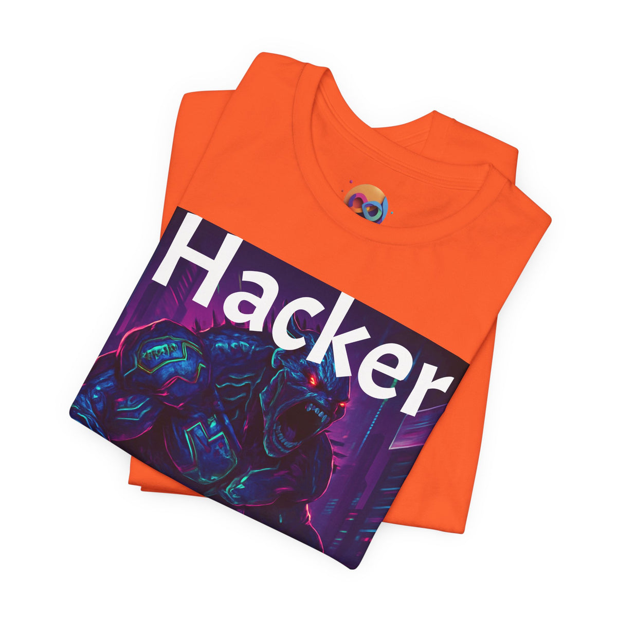 HACKER— '06/28/1971' Graphic tee. Dark Creature Illustration